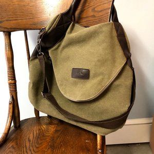 Large Pocket Canvas Handbag